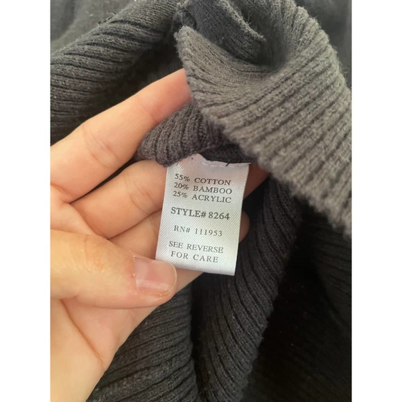 Women's Small Active Basic gray fitted cardigan - Picture 3 of 6